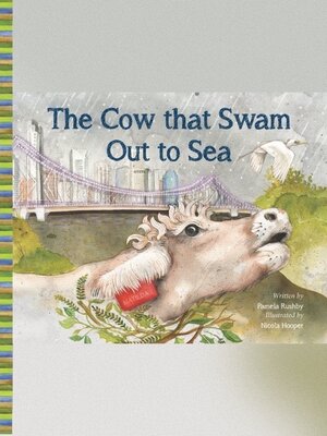 cover image of The cow that swam out to sea